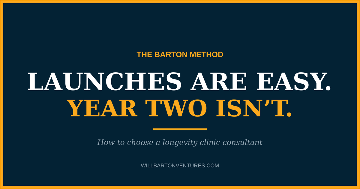 How to Choose a Longevity Clinic Consultant (And Why Most Launches Stall in Year Two)